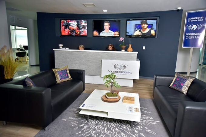 Goodness Dental Reception Area with coffe bar